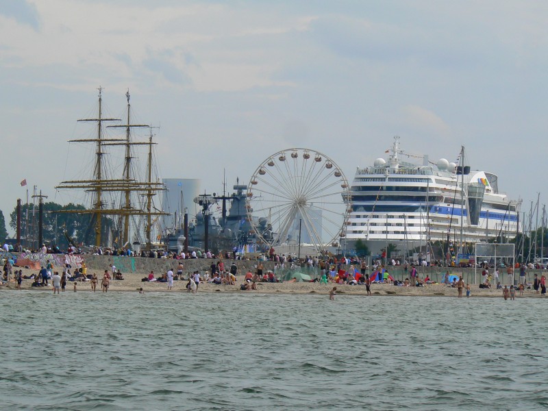 Fotos von Segeltörn zur Hanse Sail auf der Ostsee