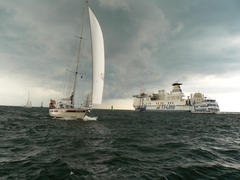 Segeltörn zur Hanse Sail 2014