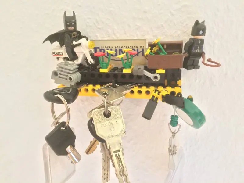 Der etwas andere Schlüsselhalter aus LEGO – Anleitung