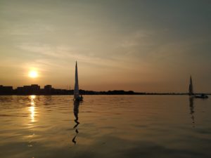 Freitagsregatta Rostock sommerliche Flaute