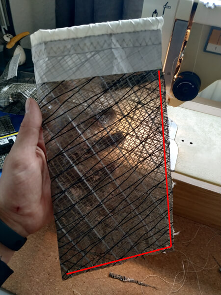 Getränkehalter Altes Segel Upcycling 2