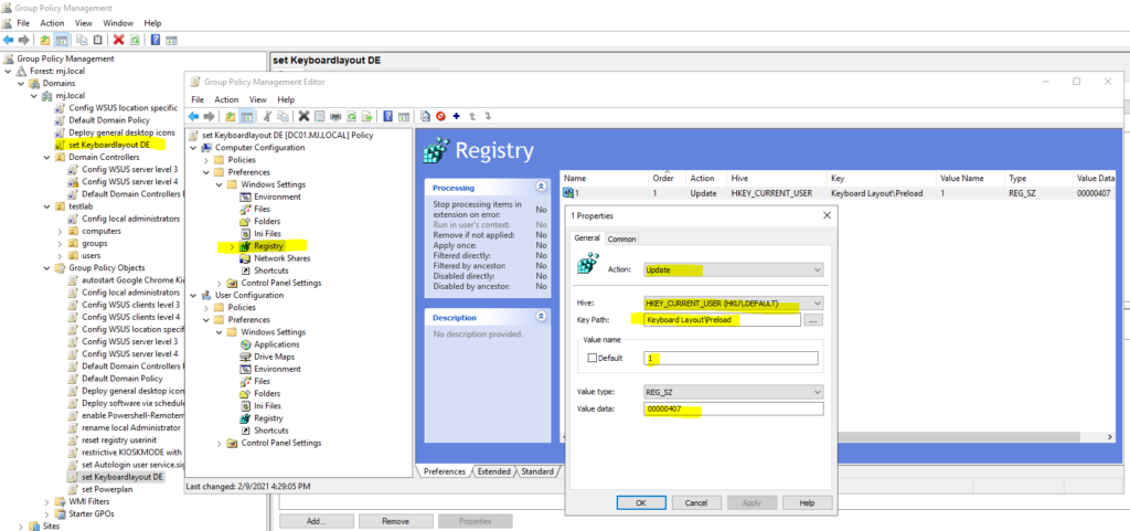 Gpo Tastaturlayout Setzen Per Gruppenrichtlinie 1 1