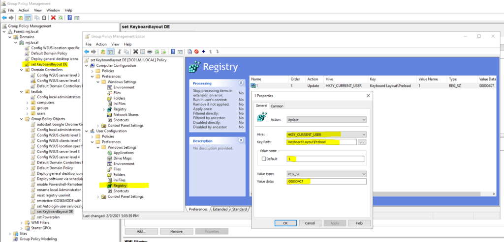 Gpo Tastaturlayout Setzen Per Gruppenrichtlinie 2