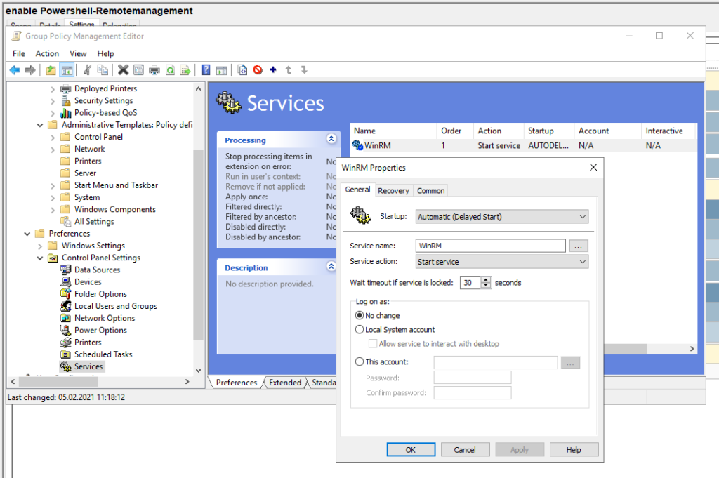 Gpo Powershell Remotemanagement 4