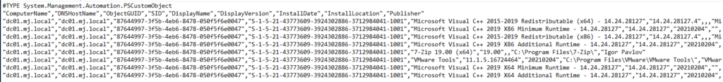 Powershell Inventarisierung 2