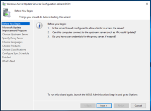 Wsus Installieren 10