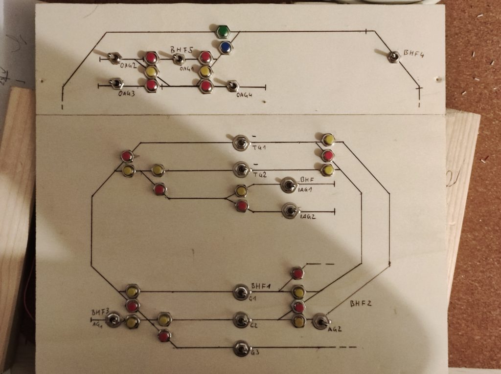 modelleisenbahn schaltpult neu 3