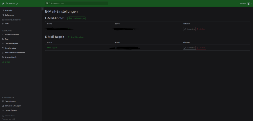 paperless ngx mailkonten