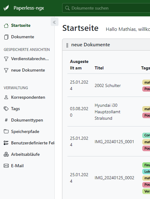 Paperless-NGX auf dem Rasperry PI 4,5 installieren