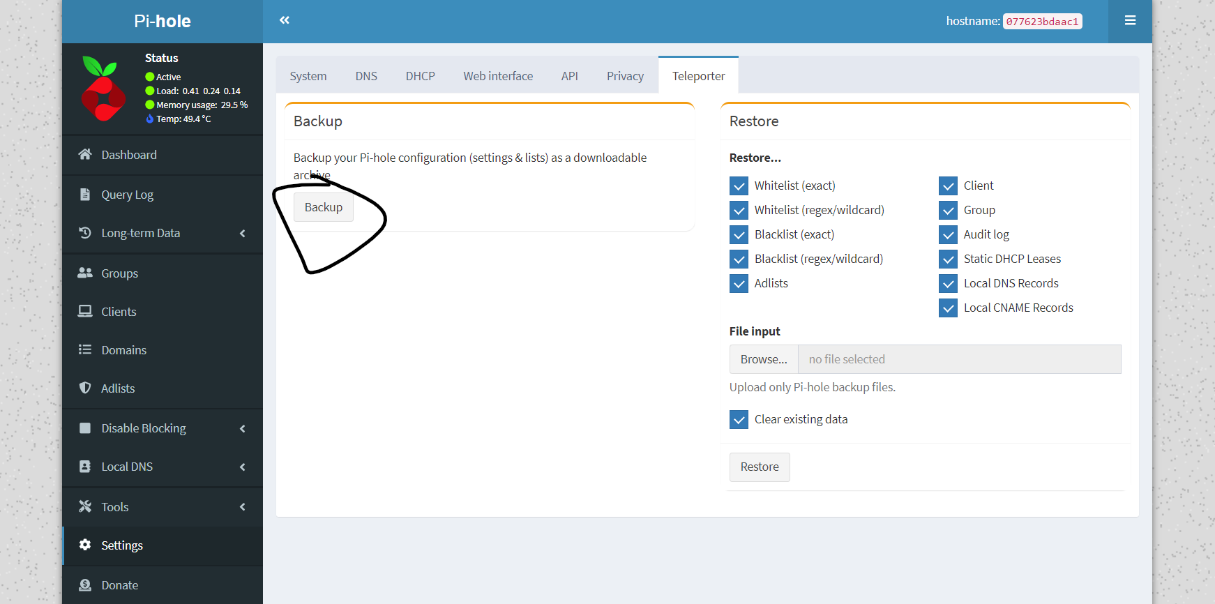 PiHole über Docker Compose auf dem RasperryPI installieren