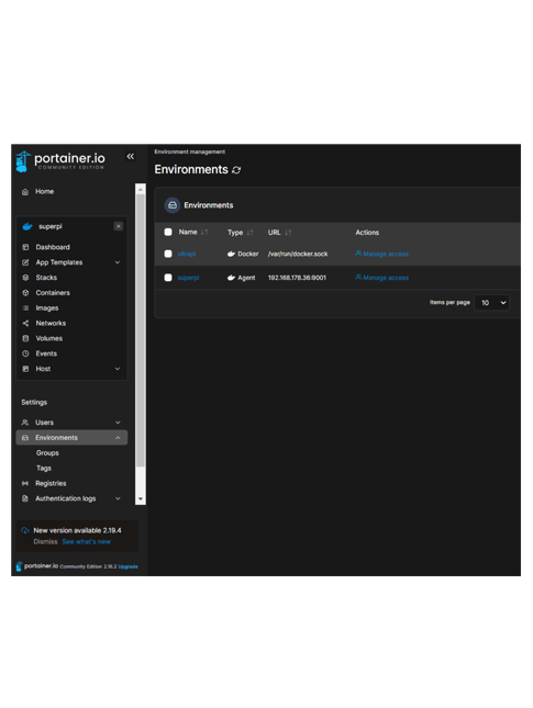 Portainer Agent installieren und mehrere Docker-Instanzen verbinden