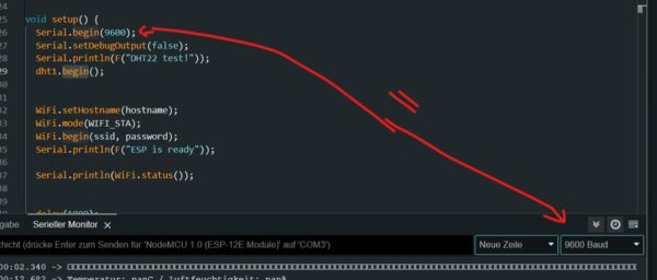 nodemcu lua lolin console output garbage
